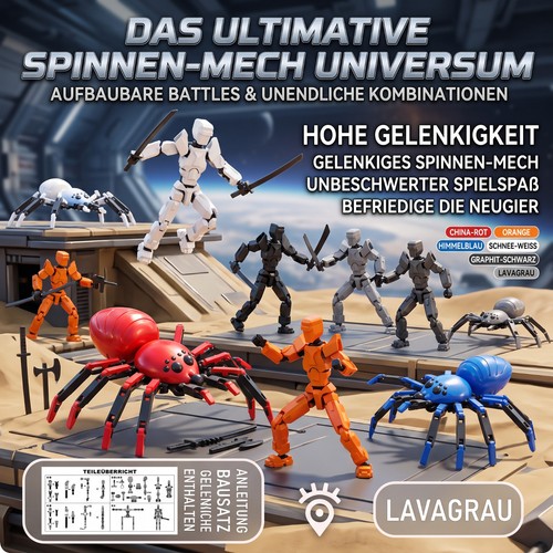 Dummy actionfigur spinne - actionfigur,