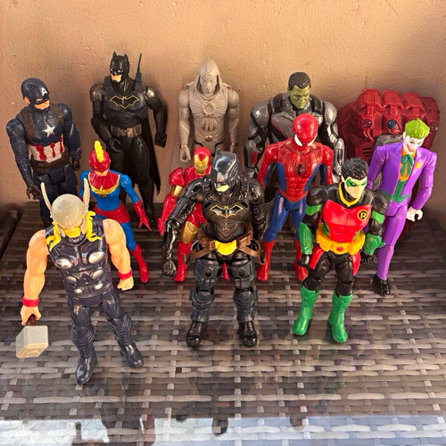 Superhelden actionfiguren set - superhelden-actionfiguren,