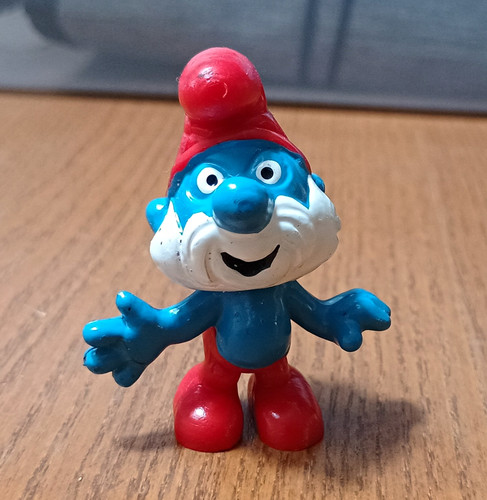 Peyo papa schlumpf figur - papa,